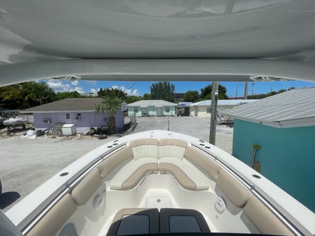 Boat shade installation